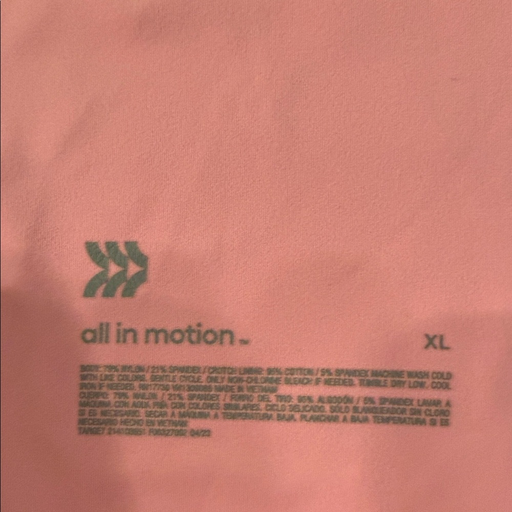 All in Motion High Waist Pink Women's Shorts - Picture 2 of 8
